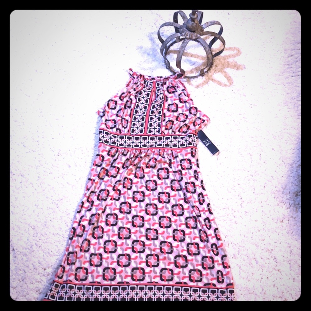 NWT NY&C Geometric Casual Dress Small